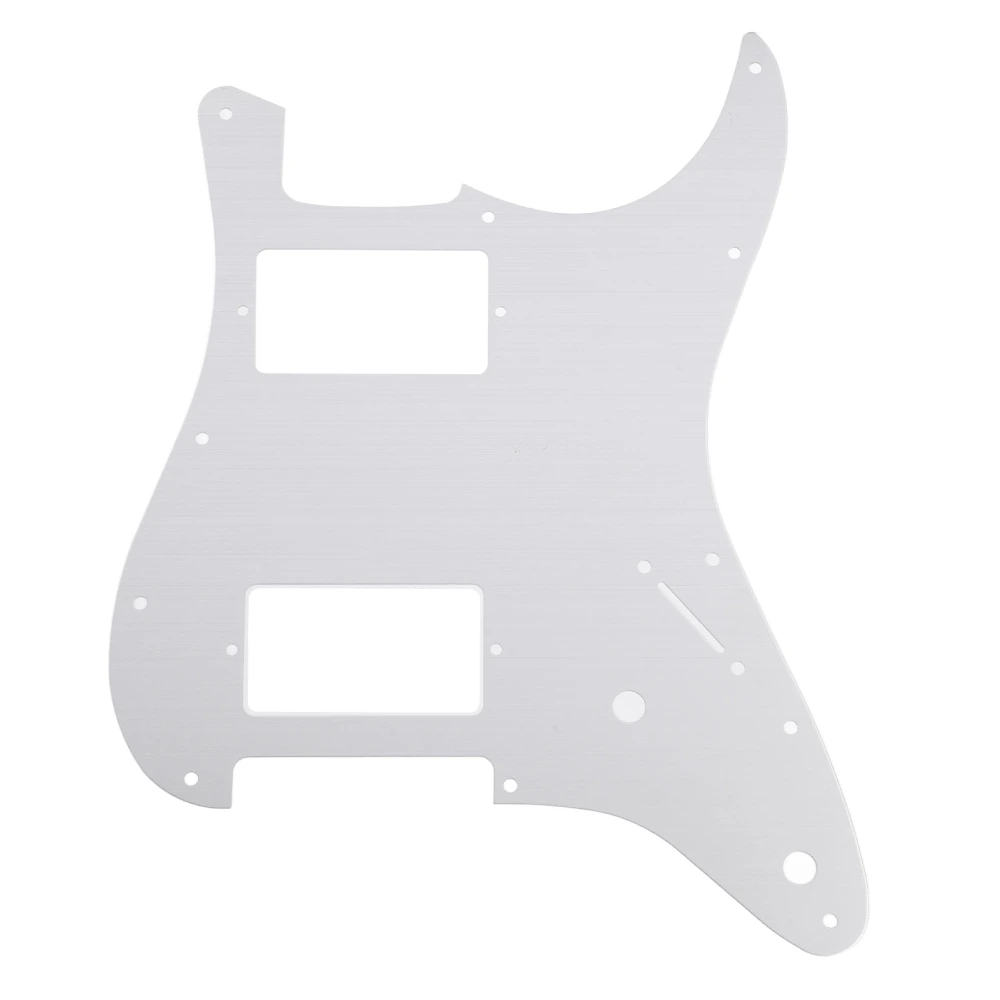 Guitar Pickguard Pick Guard Metal Decoration Protective Instrument Accessory Silver