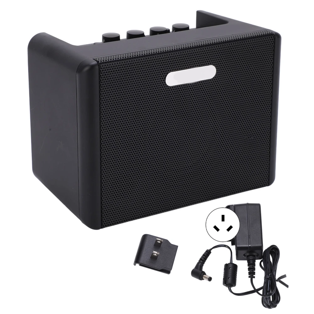 Guitar Speaker Mini Portable Distortion 2 Channel Tape Delay for Practice 100‑240VAU Plug