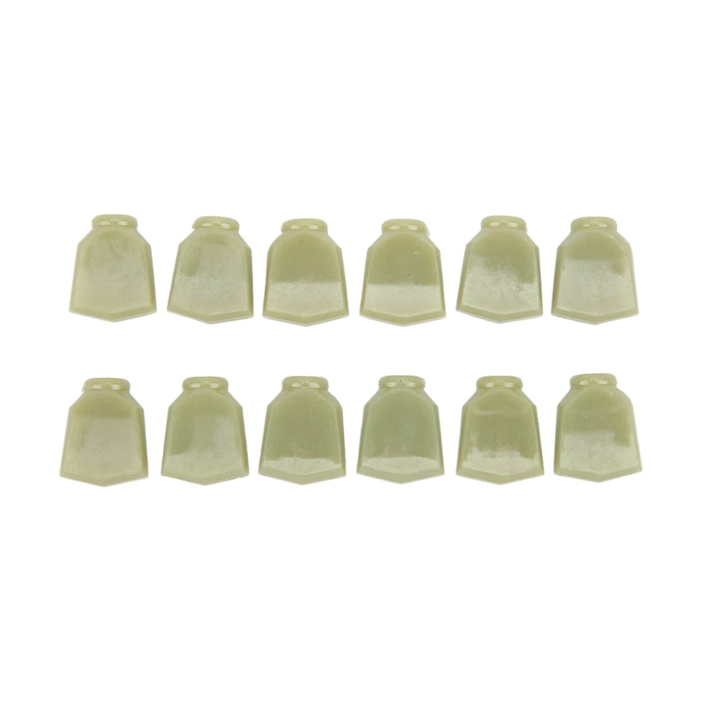 12Pcs Guitar Machine Head Handle String Tuner Peg Button Tuning Key Knob Accessory Set Kit Green
