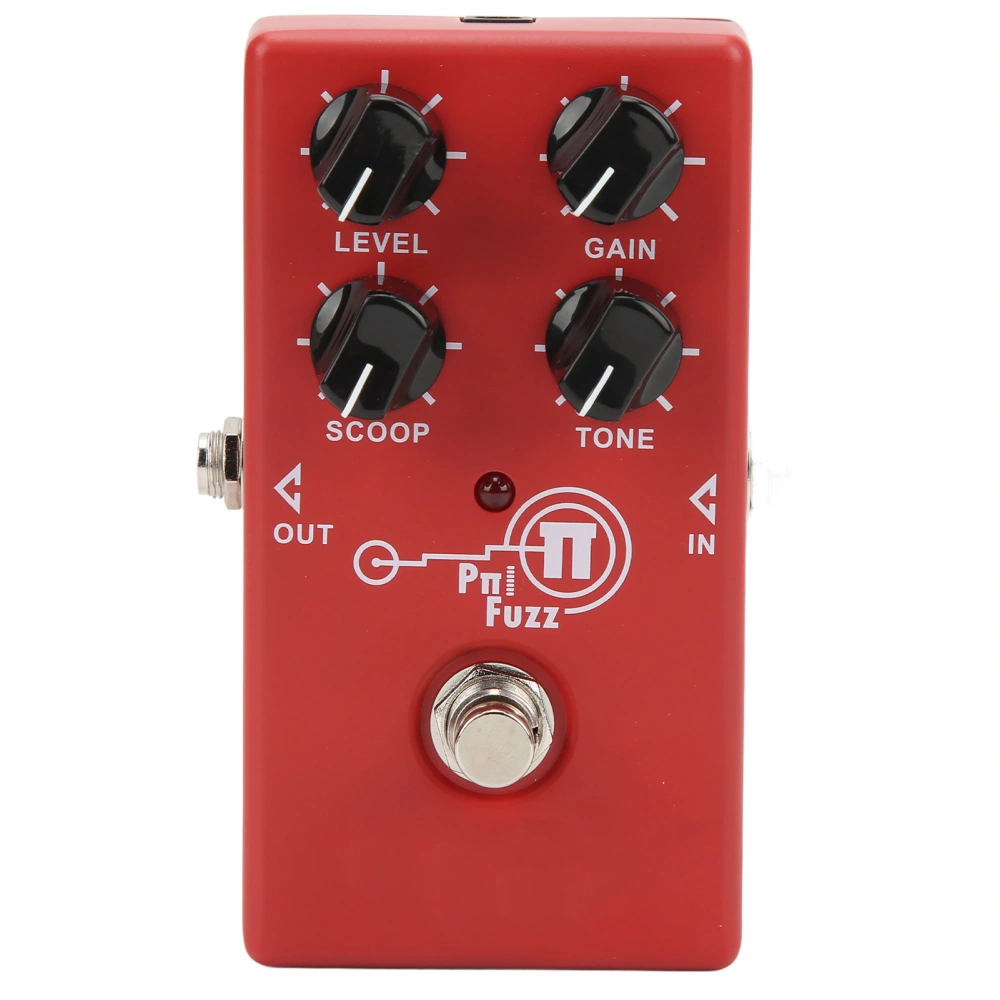 Fuzz Distortion Pedal Level Gain Scoop Tone Adjustment Electric Guitar Monoblock Effect 30mA