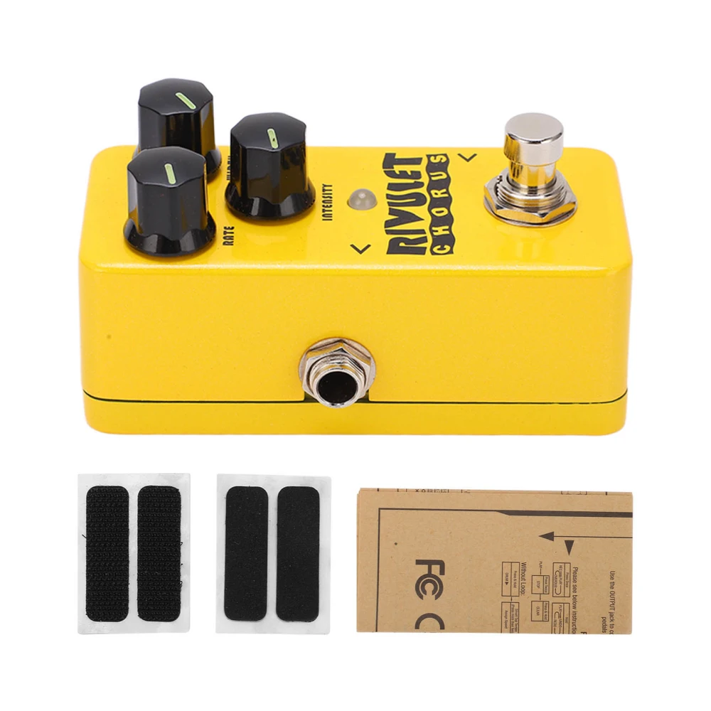 Chorus Effect Pedal Mini Yellow Analog Ensemble Pedals Upgrade Guitar Accessories 96KHz