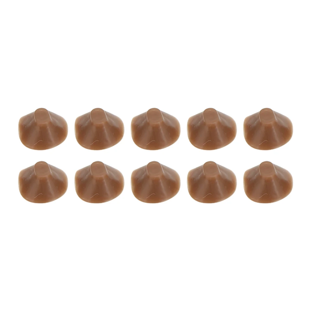 10Pcs Rubber Brick Flute Hole Silent Blocks Replacement Repair Kit Orchestral AccessoriesLarge