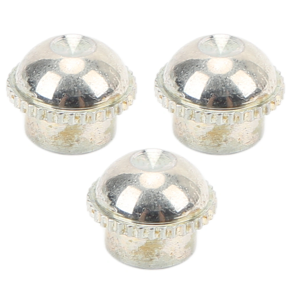 3Pcs Piccolo Screw Caps Aluminum Alloy Piccolo Head Crown Covers Woodwind Instrument Parts
