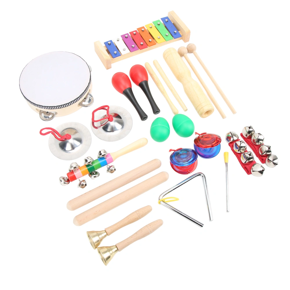 Orff Instrument Set Musical Percussion Kindergarten Early Learning Tool for Kids Children