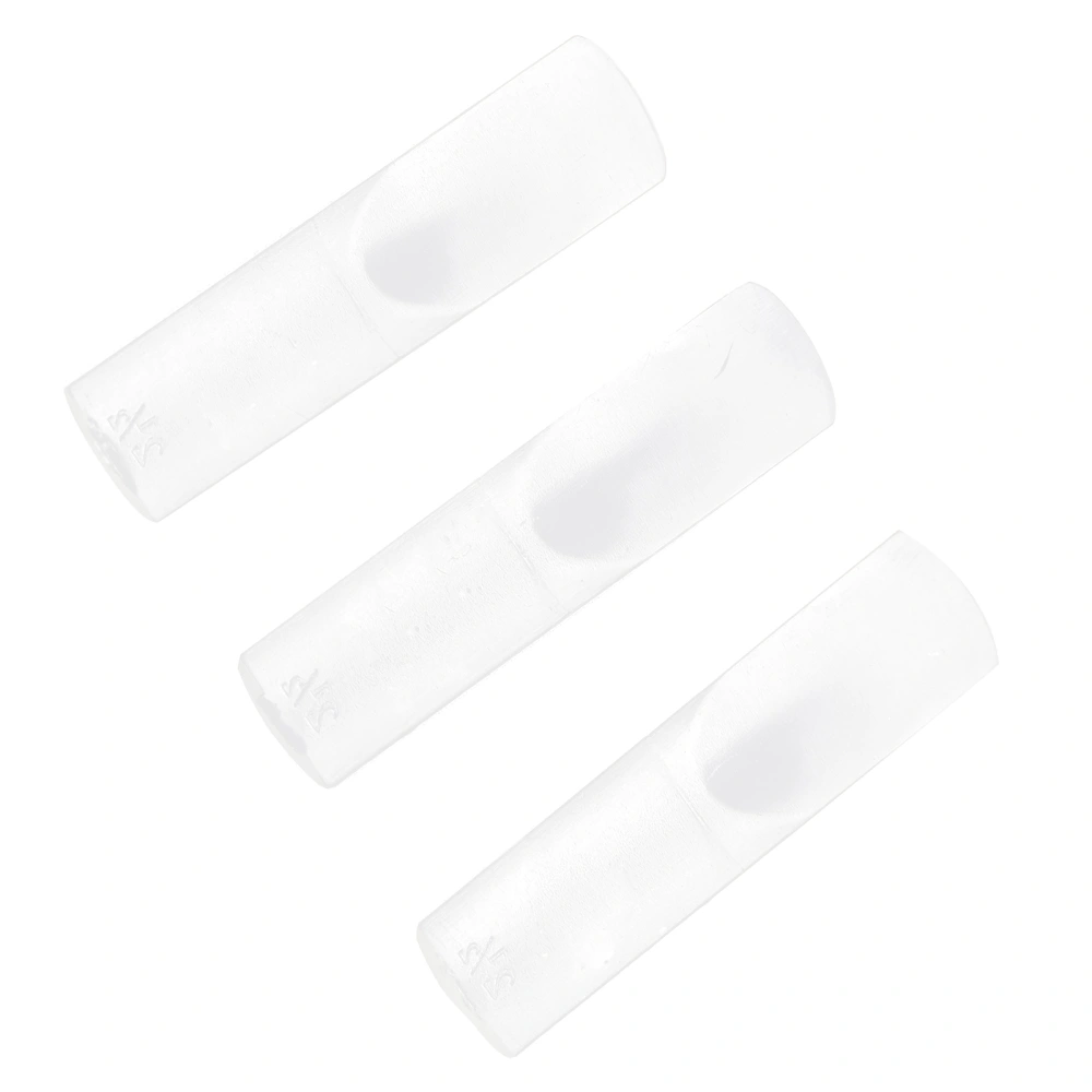3 Pcs Alto Saxophone Reed Portable Wear Resistant Durable Advanced Craft Resin Alto Saxophone ReedTransparent