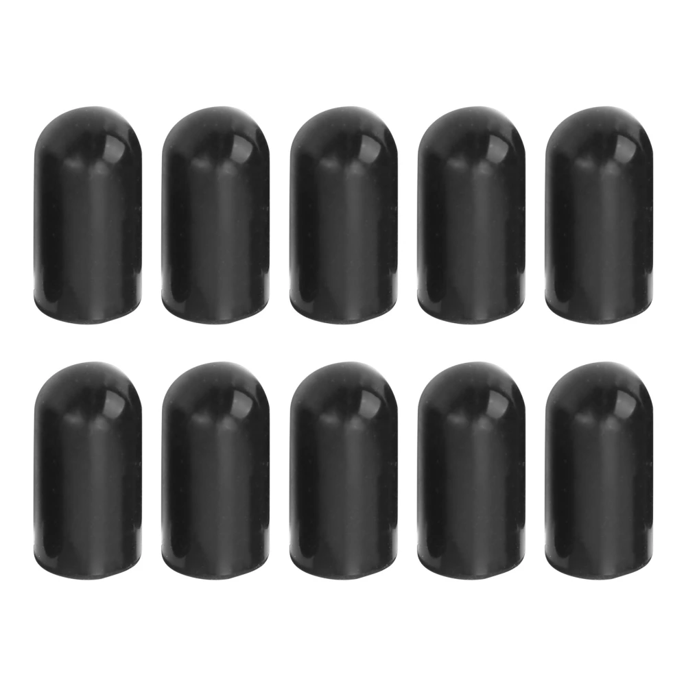 10Pcs Drumstick Practice Tip Silicone Silent Protectors Musical Instrument Accessory