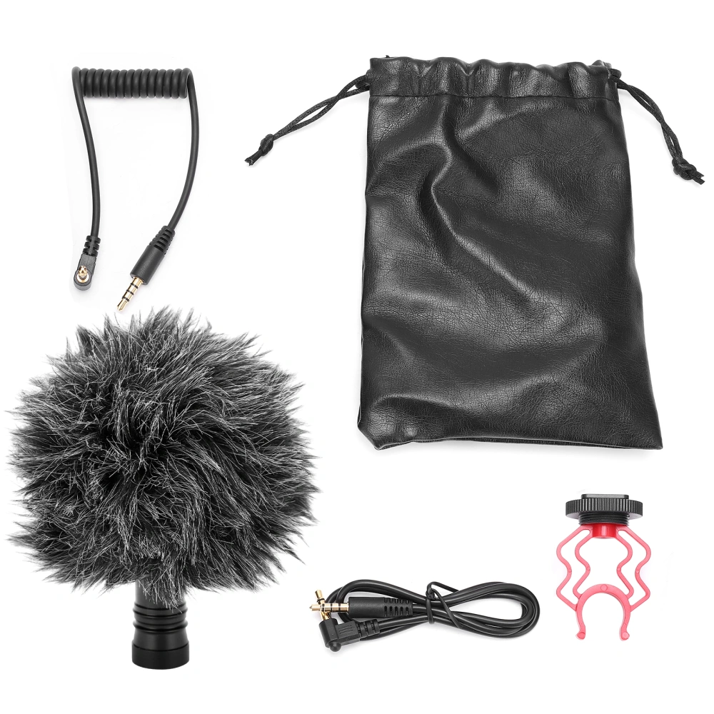 Cardioid Pointing Microphone Metal Small Light Audio Equipment for Live Streaming