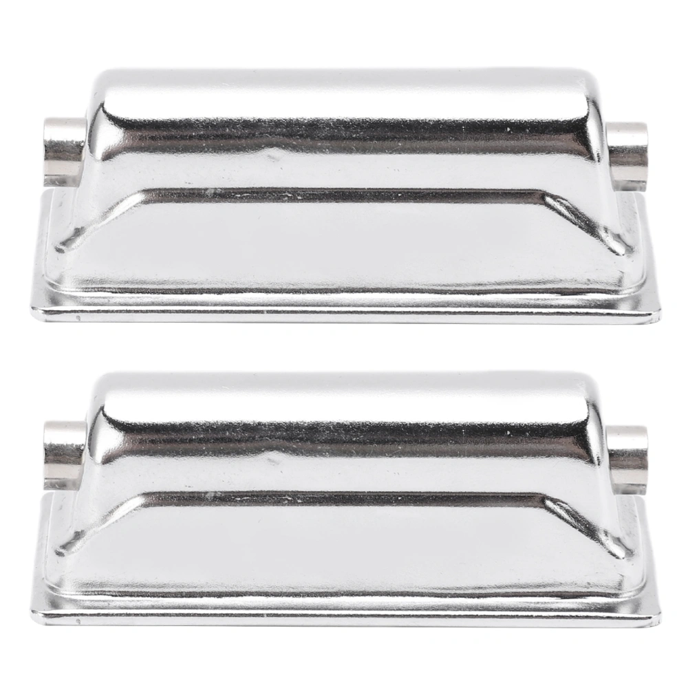 2Pcs Drum Lug Iron Chrome Color Snare Ear Set Musical Instrument Maintenancing AccessoriesWC27E