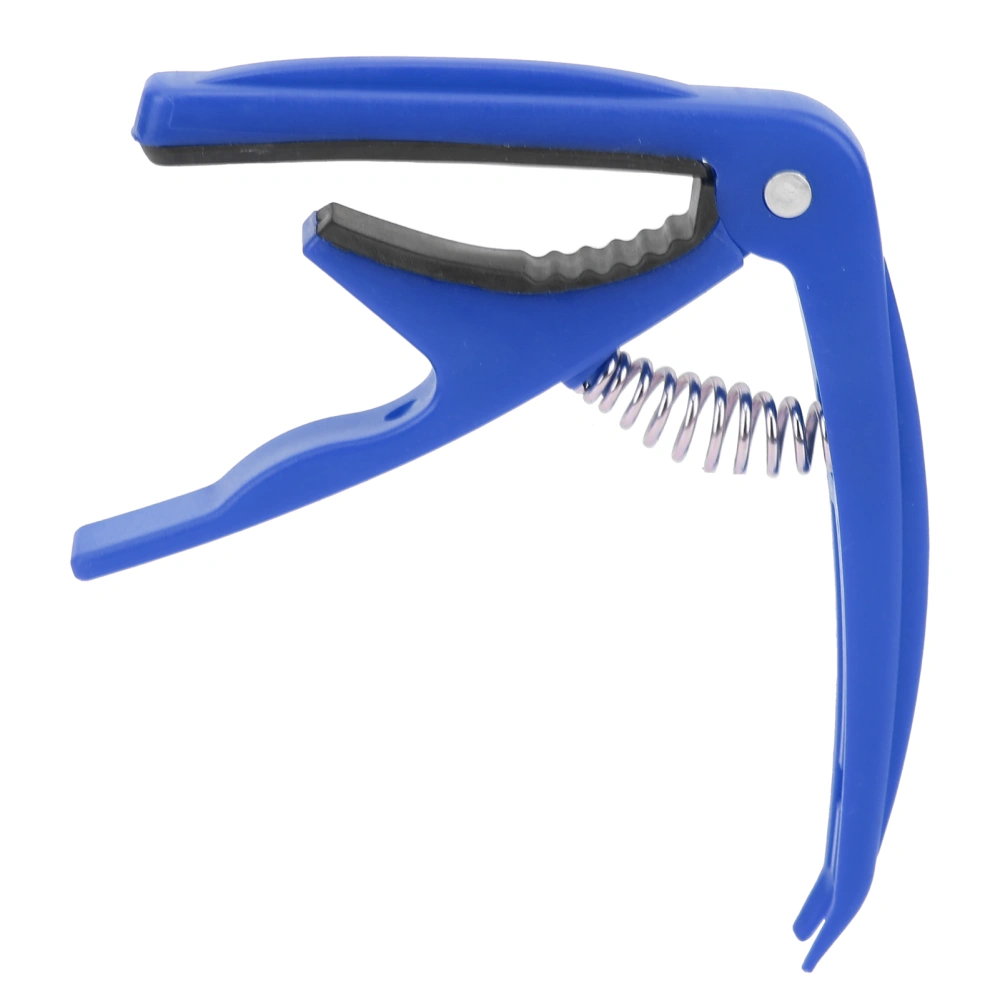 Guitar Capo Clamping ABS Shell Stringed Instrument Playing Tuning Accessories with SpringDark Blue