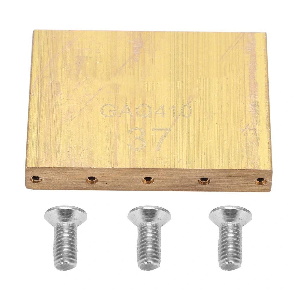 Brass Block Guitar Base Portable Tremolo System Bridge Instrument Accessories 37mm