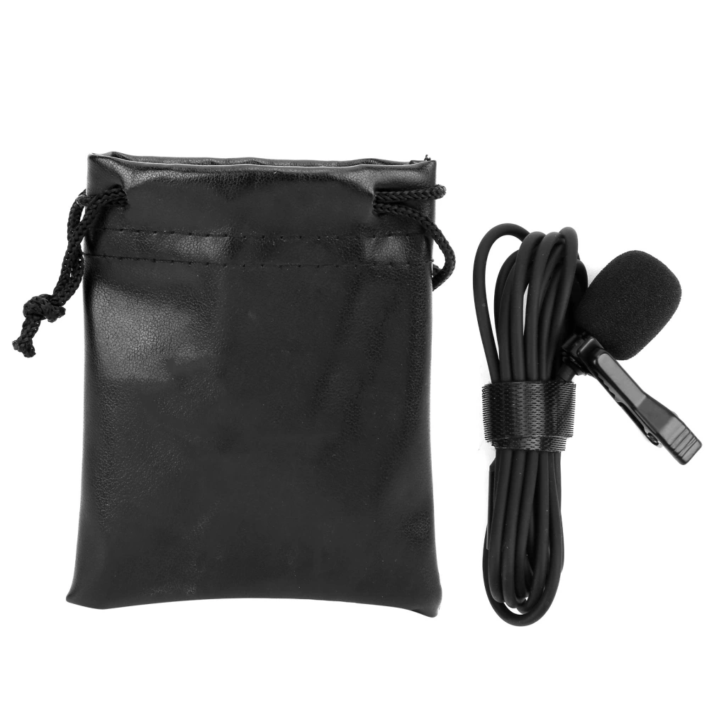 Lavalier Microphone Deep Noise Reduction Clip On Lapel Mic for iOS Mobile Phones ComputersM1-A