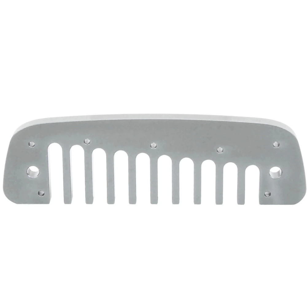 Comb Harmonica Part 10‑Hole Aluminum Alloy Small Musical Instrument Fitting for BeginnerGray
