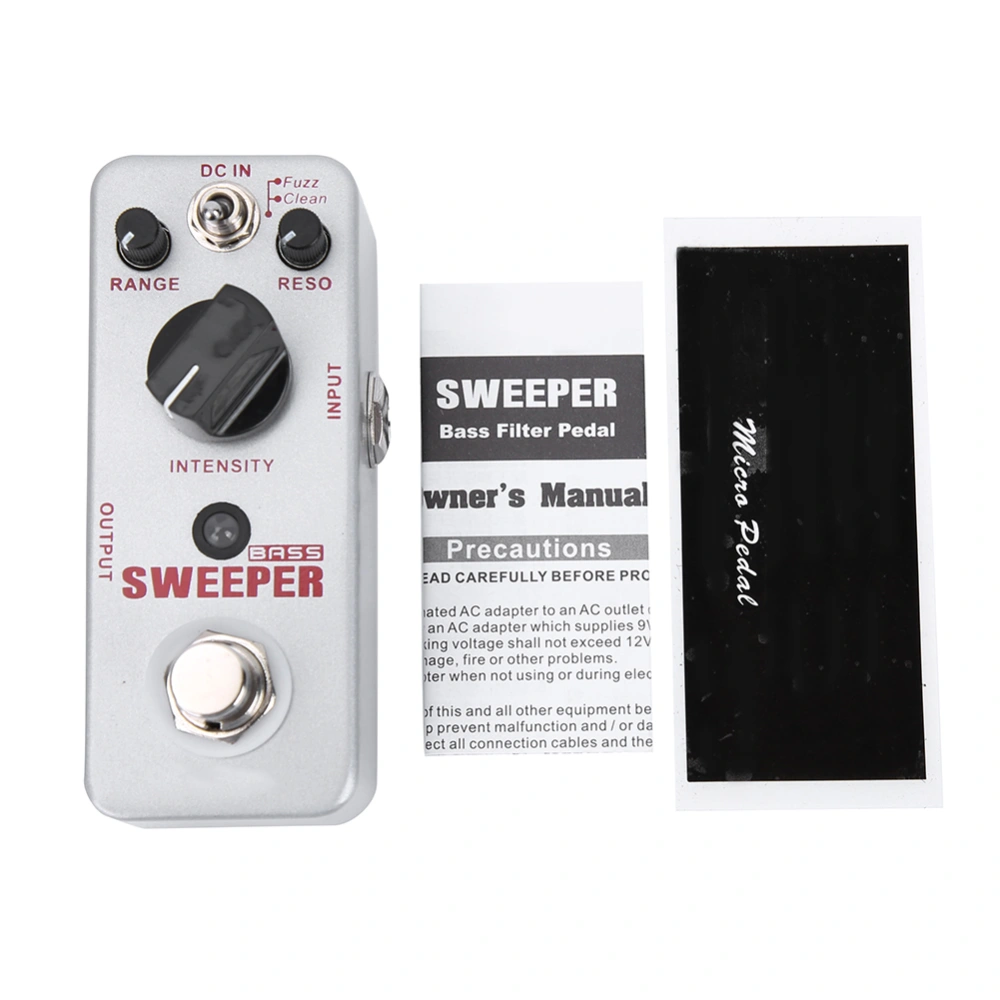 Professional Bass Guitar Filter Effect Pedal True Bypass Full Metal Shell