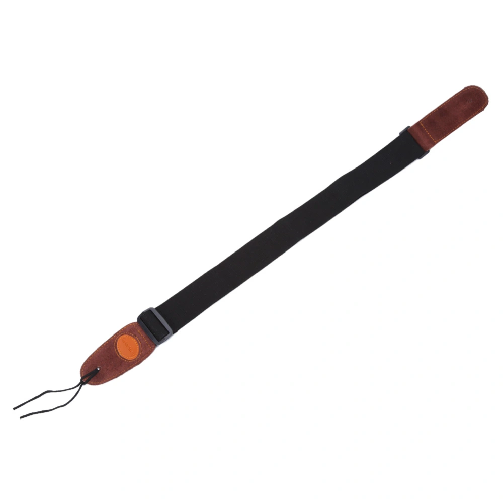 New Adjustable Soft Widening Belt Strap For Electric Acoustic Guitar Black