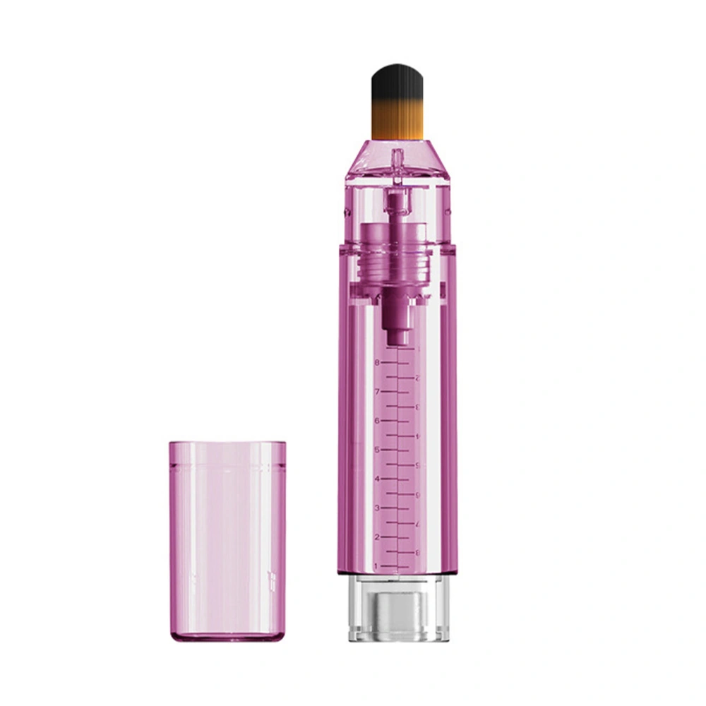 8ml Scalp Applicator Oil Roller Ball Transparent Precise Even Applying Promote Absorption Hair Scalp Applicator Pink