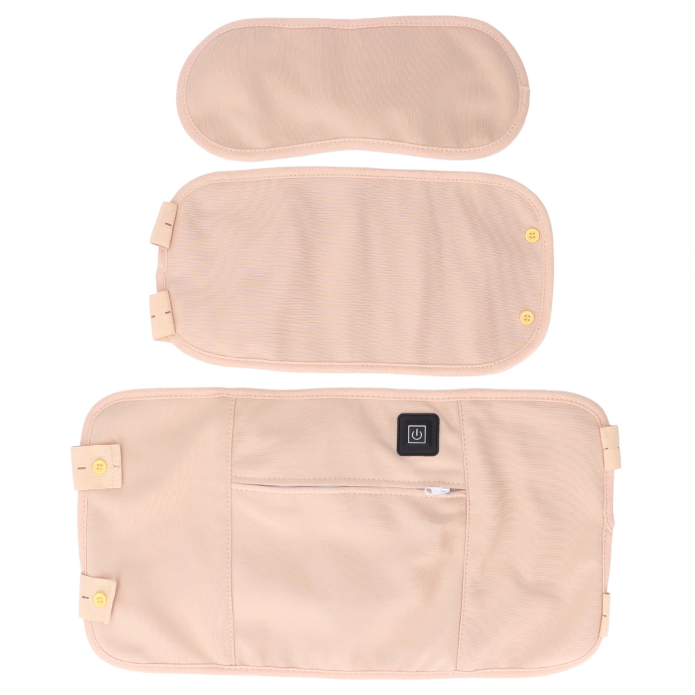 3pcs Castor Oil Pack Wrap Liver Wastes Release Anti Inflammation Reusable Heating Waterproof Castor Oil Pack Kit with Elastic Band