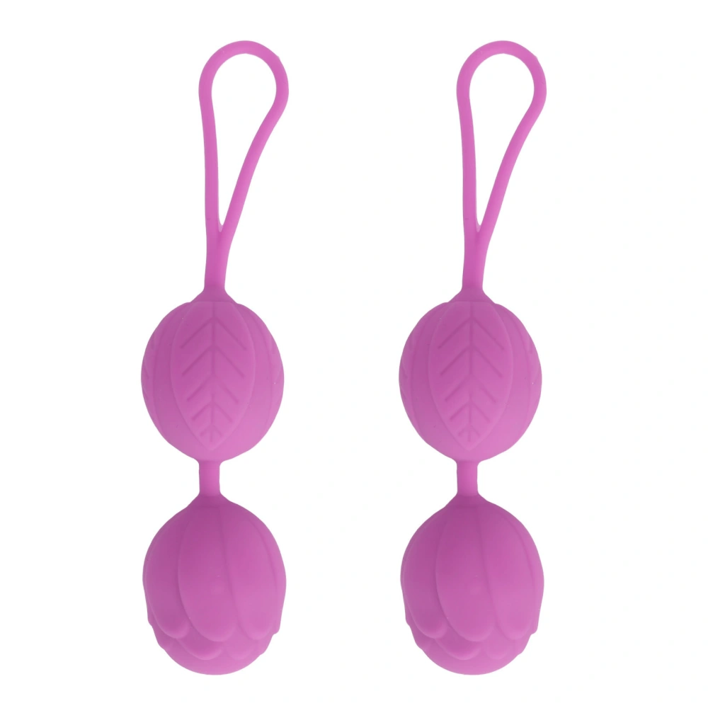 2pcs Pelvic Floor Exercises Balls Silicone Improve Vaginal Tightness Pelvic Floor Muscles Tightening Strengthening Balls Purple