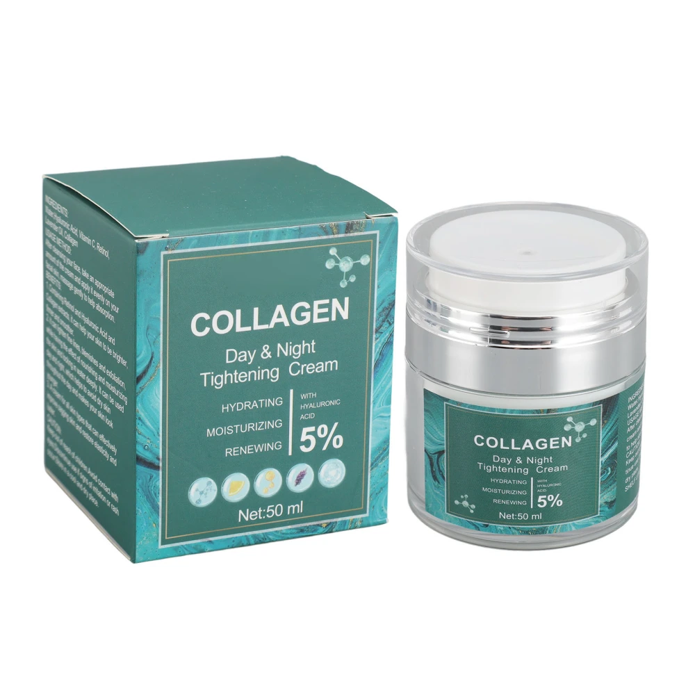 Collagen Cream Professional Brightening Firming Reduce Fine Lines Exfoliating Face Moisturizing Cream for Facial Care 50ml