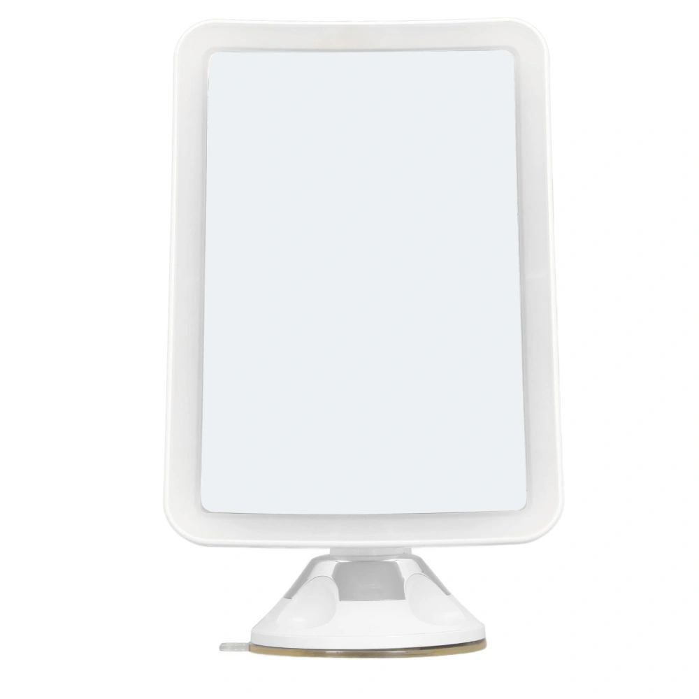 Lighted Makeup Mirror with LED Lights Rectangular Rotatable Desktop LED Vanity Makeup Mirror with 5X Magnification and Suction Cup