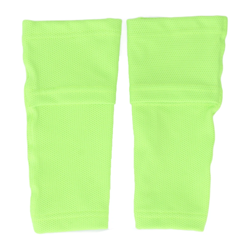 Shin Guard Sleeve Breathable Stretchy Calf Support Soccer Shin Pad Sleeves for Teenager Adults M