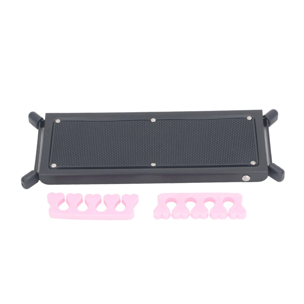 Shower Foot Stool 4 Height Adjust Slip Resistant Alloy Shower Foot Rest Bench with Toe Separator for Bathroom