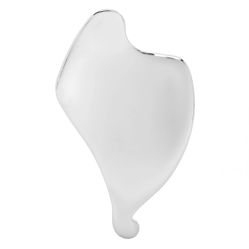 Stainless Steel Gua Sha Board Puffiness Reduction Lymphatic Drainage Heart Gua Sha Scraping Board Large Size