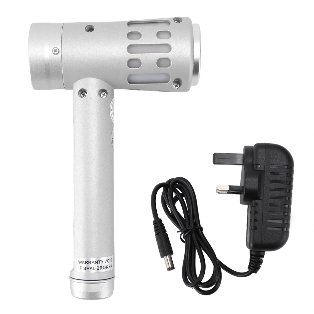 2 in 1 Infrared Lighting Machine Improve Circulation 650nm LED Infrared Light Ultrasound Device Silver 100‑240V UK Plug