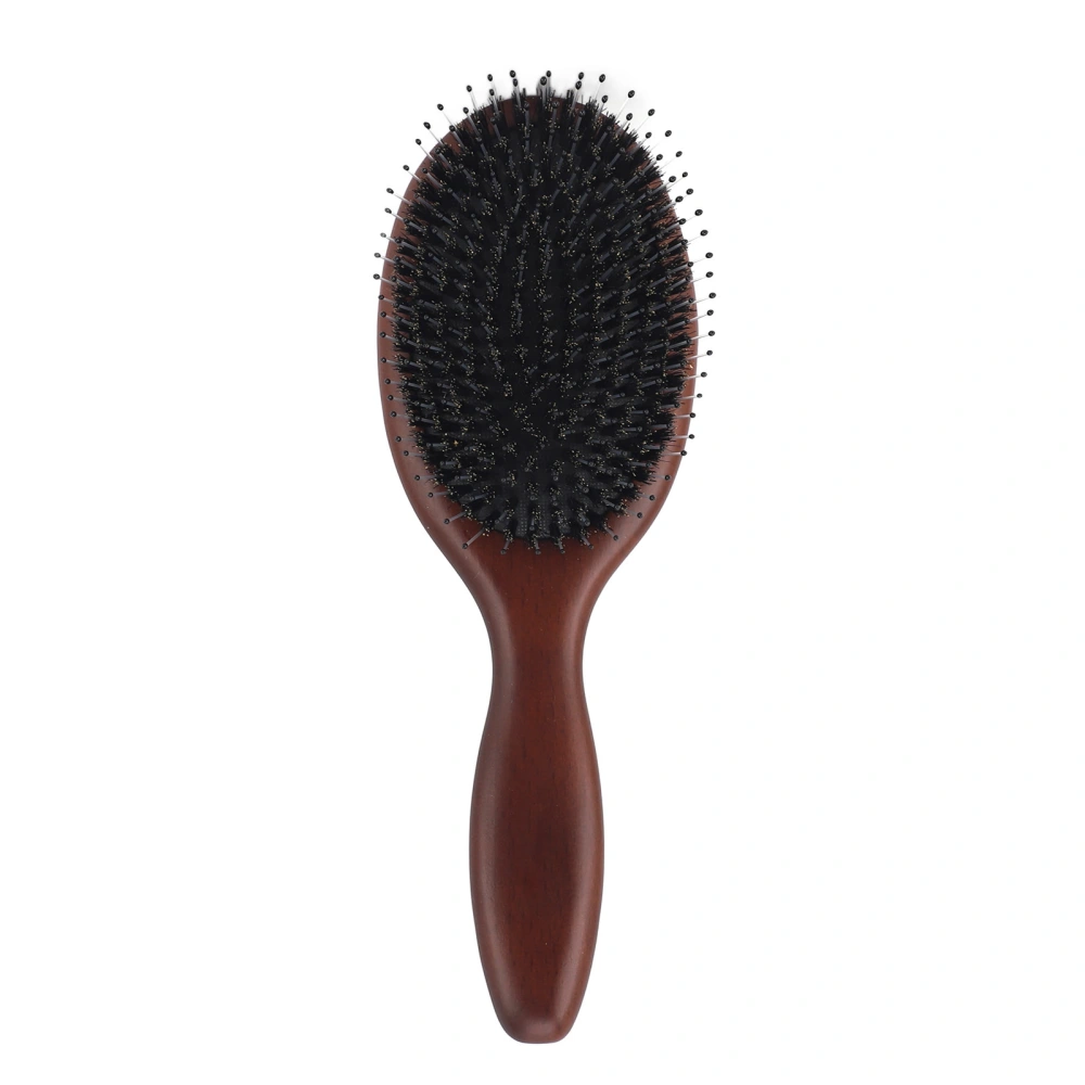 Wooden Hair Brush Reduce Frizz Anti Static Massage Scalp Promote Circulation Paddle Detangling Brush