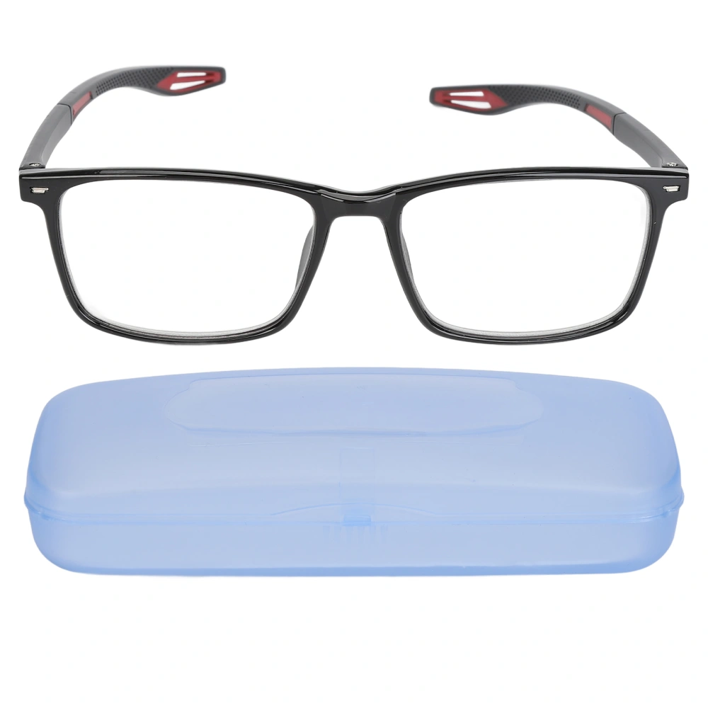 Presbyopia Glasses Nearsighted and Farsighted Dual Use Blue Light Blocking Reading Glasses for Reading +150 Black Frame Color Change Multi Focus