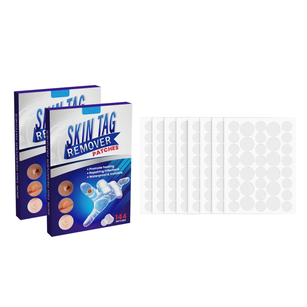 Skin Tag Hydrogel Patches Ultra Thin Cleaning Round Dressing Dot Patch for Arm Feet Transparent