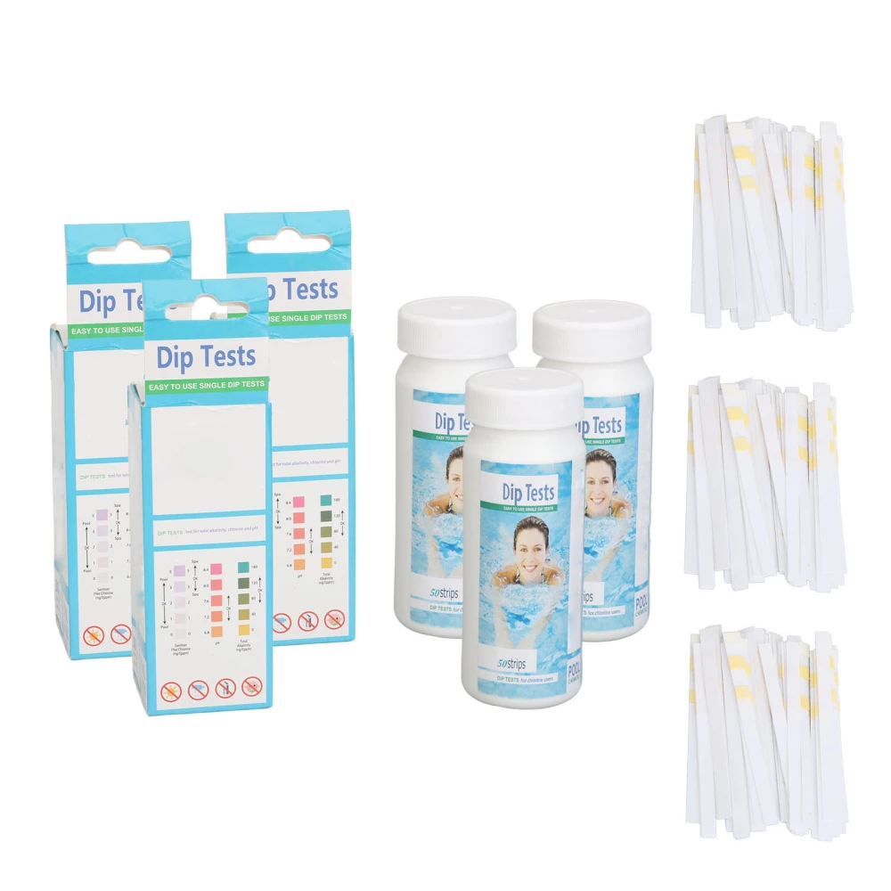 150Pcs PH Test Strip Accurate Fast Results Easy to Use Water Quality Test Strip for Pool Drinking Water Tub