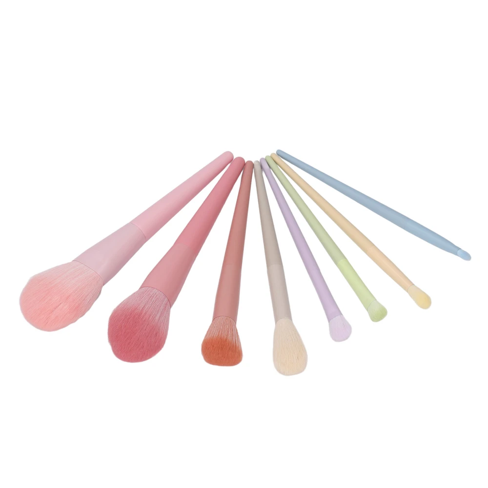 8pcs Makeup Brush Set Ergonomic Powder Eyeliner Eyeshadow Concealers Brushes Kit Professional Full Face Makeup Brushes Set