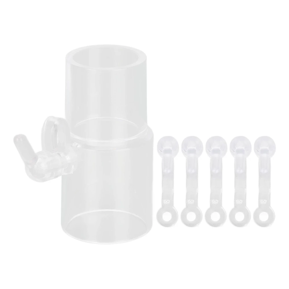 Swivel Oxygen Tubing Connector Medical PVC 3 Way Oxygen Tubing Connector for Breathing Machine