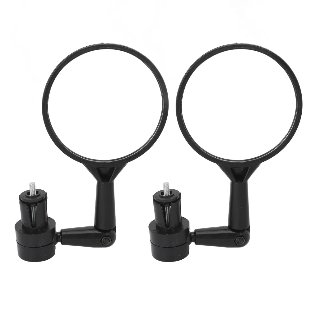 Bicycle Handlebar Mirror Round Shape 360 Degree Rotatable Bicycle Rear View Convex Handlebar Mirrors