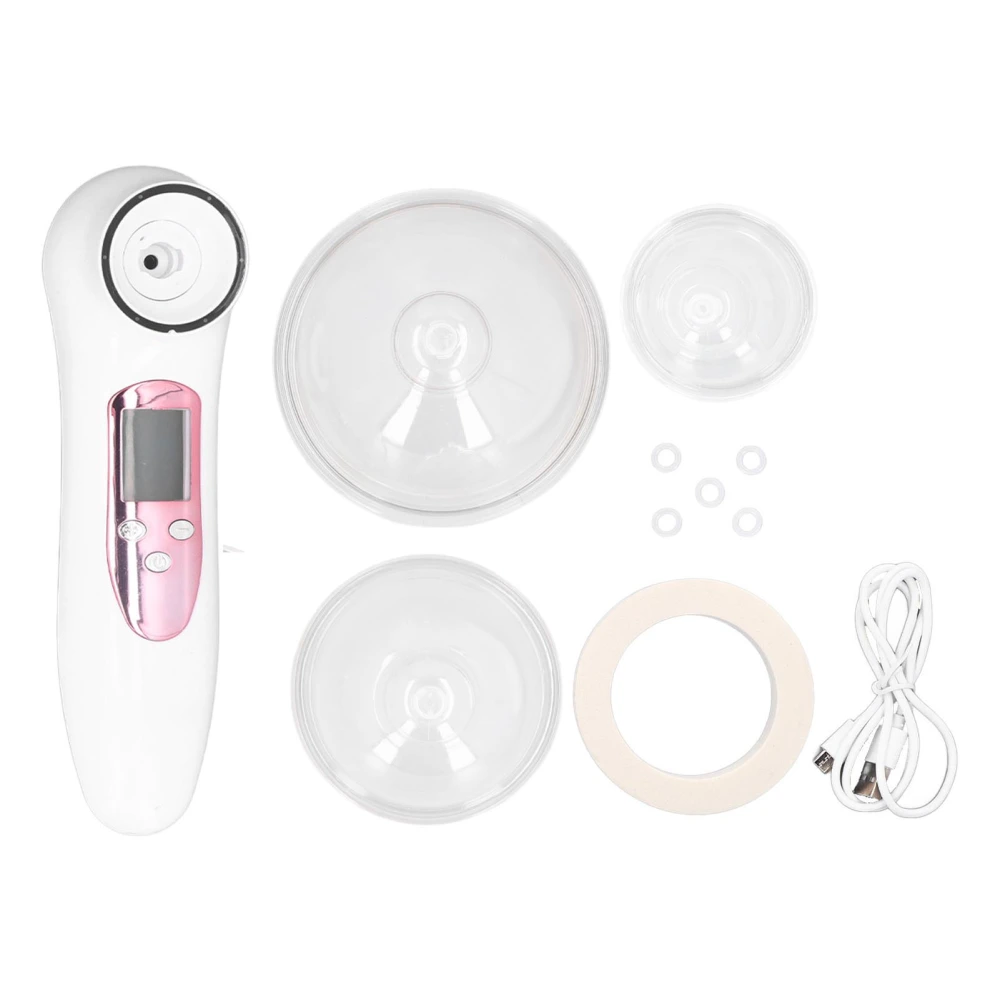 Bust Massager Vacuum Cup Device Improve Sagging Electronic Chest Massaging Cup Machine for Home