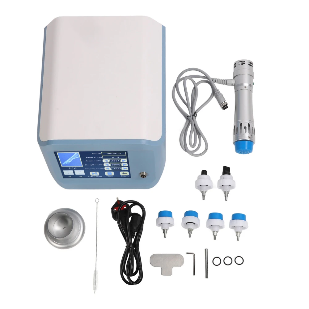 Shockwave ED Machine Portable Deep Massaging Extracorporeal Shockwave Machine for Waist Silver Handle