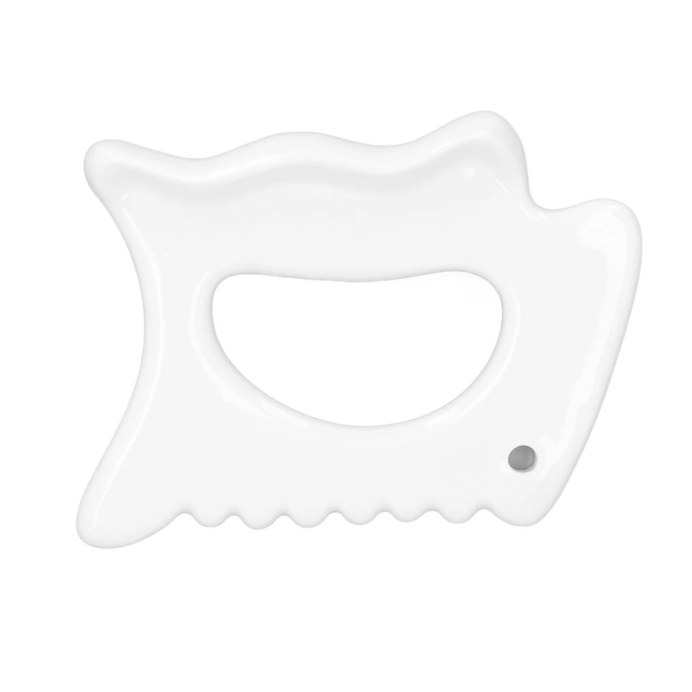 Ceramic Gua Sha Board Reduce Fat Portable Face Lifting Muscle Relief Massaging Ceramic Gua Sha Scraping Plate