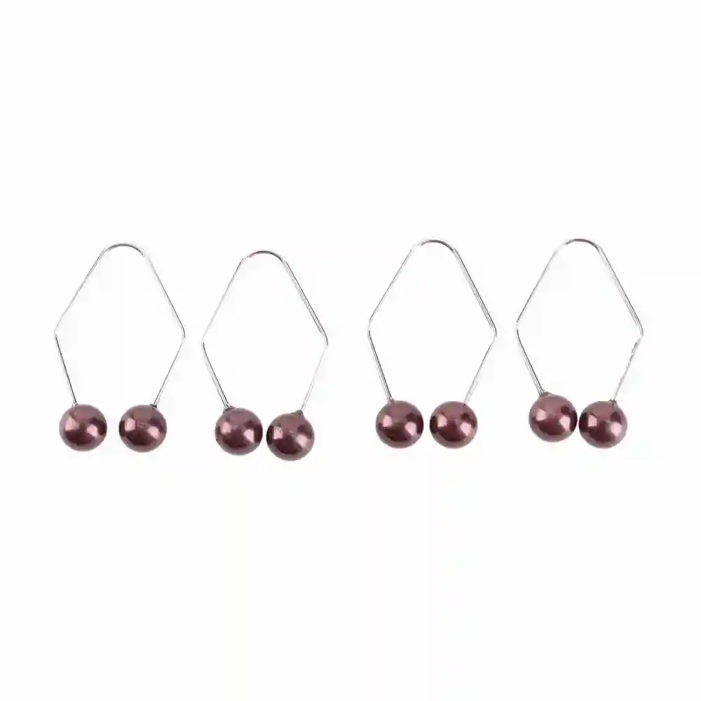 2 Pairs Dimple Maker Portable Easy To Wear Smile Beauty Dimple Exerciser for Cheek Face Dark Red