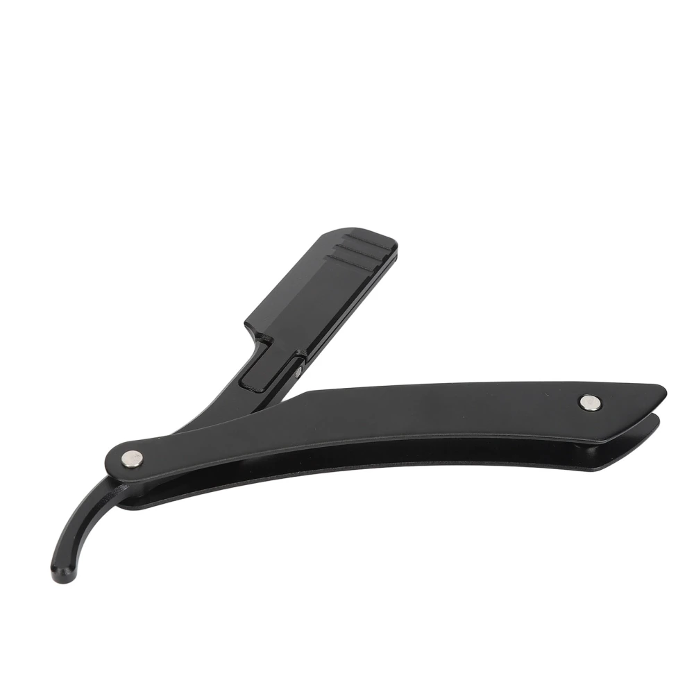 Foldable Beard Clipper Seamless Trimming Stable Structure Metal Safety Manual Straight Clipper for Men