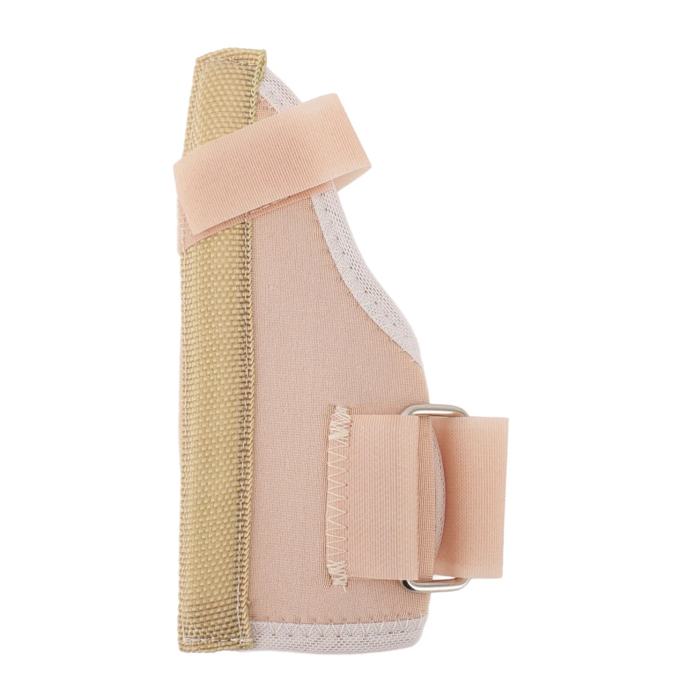 Wrist Support Brace Adjustable Soft Breathable Wrist Thumb Support Wrap for Mouse Hand Apricot L