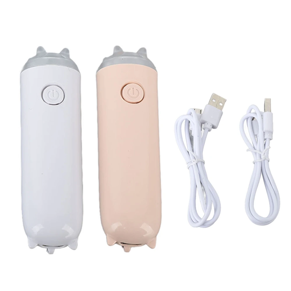 2pcs Handheld Nail Lamp Fast Drying Lovely Portable Mini Handheld Plug In Use Manicure Light for Beauty Salon