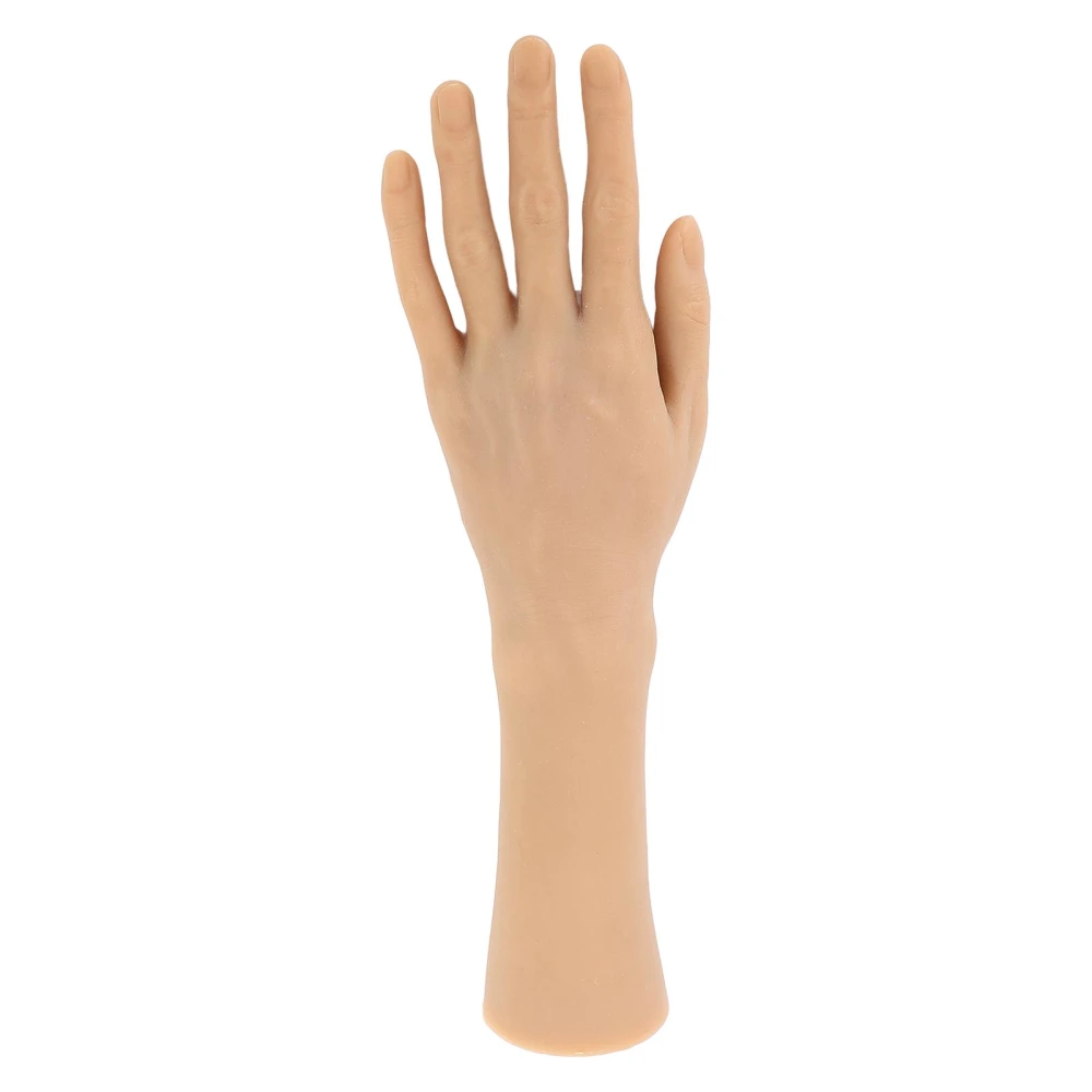 Tattoo Practice Hand Model Artificial Male Mannequin Hand for Makeup Training Acupuncture Photography Prop Left Hand
