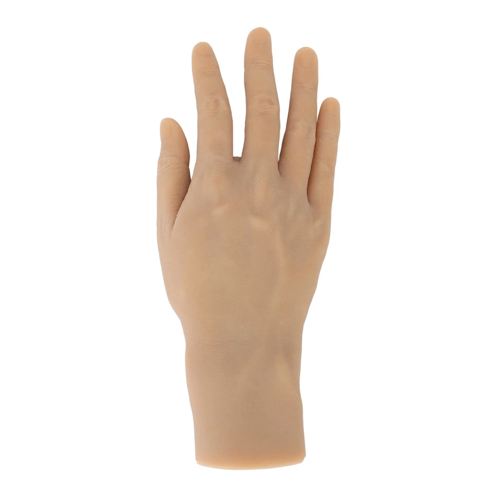 Practice Tattoo Hand Male Skin TPE Plastic Acupuncture and Moxibustion Teaching Film Television Shooting Prop Right