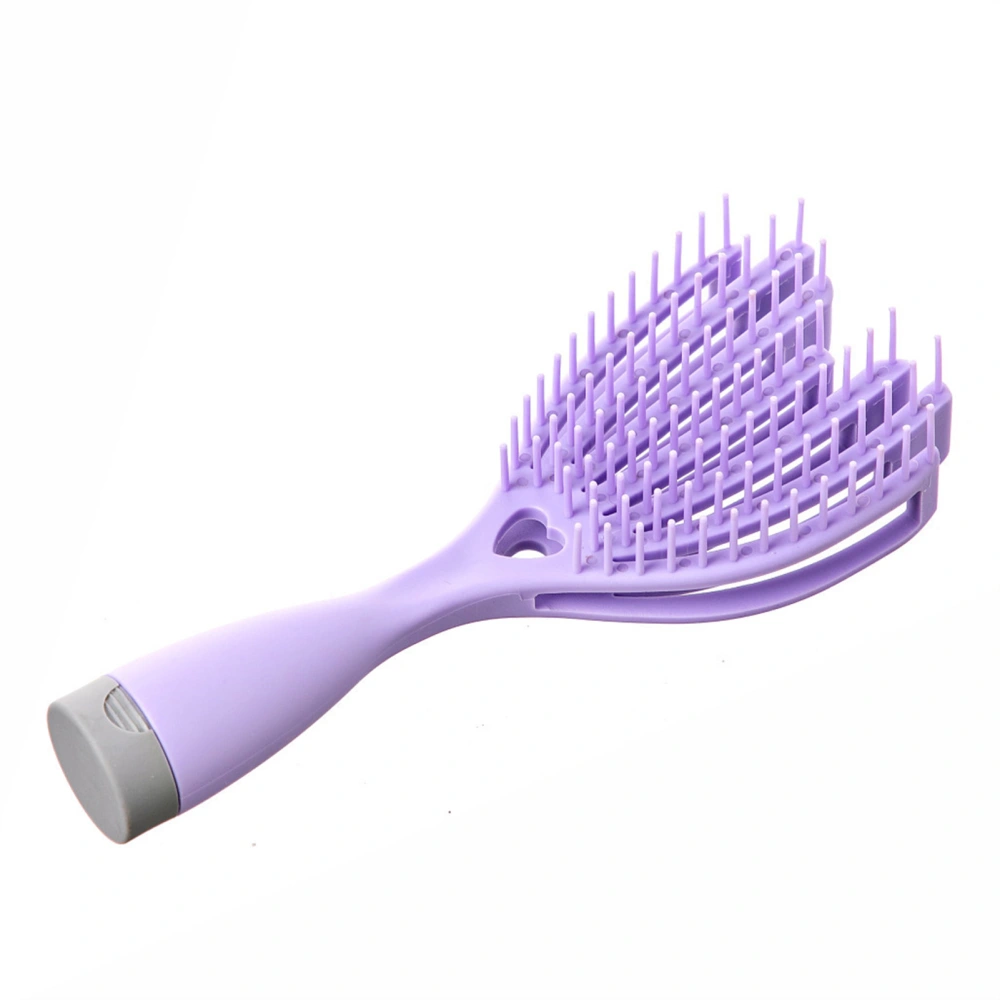 Hollow Out Hair Comb Dry Wet Use High Flexibility Hair Styling Comb for Daily Travel Use