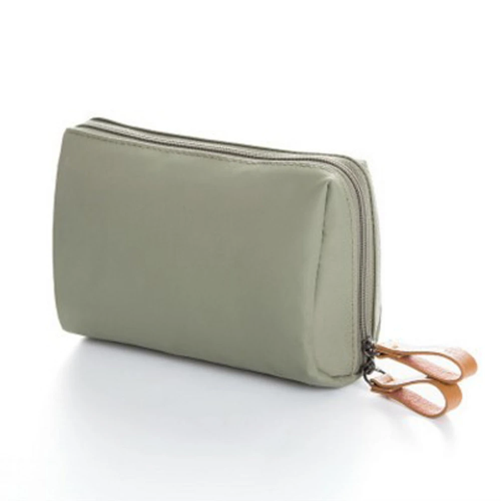 Mini Makeup Bag Small Travel Makeup Pouch Zipper Waterproof Portable Multi Layer Cosmetic Storage Bag