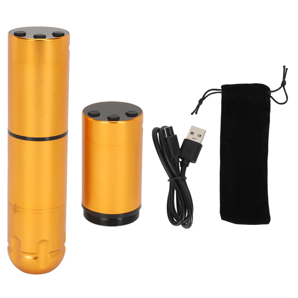 Wireless Tattoo Machine Pen 1800mAh Dual Battery Cartridge Electric OLED Rotary Tattoo Machine for Liner Shader Gold