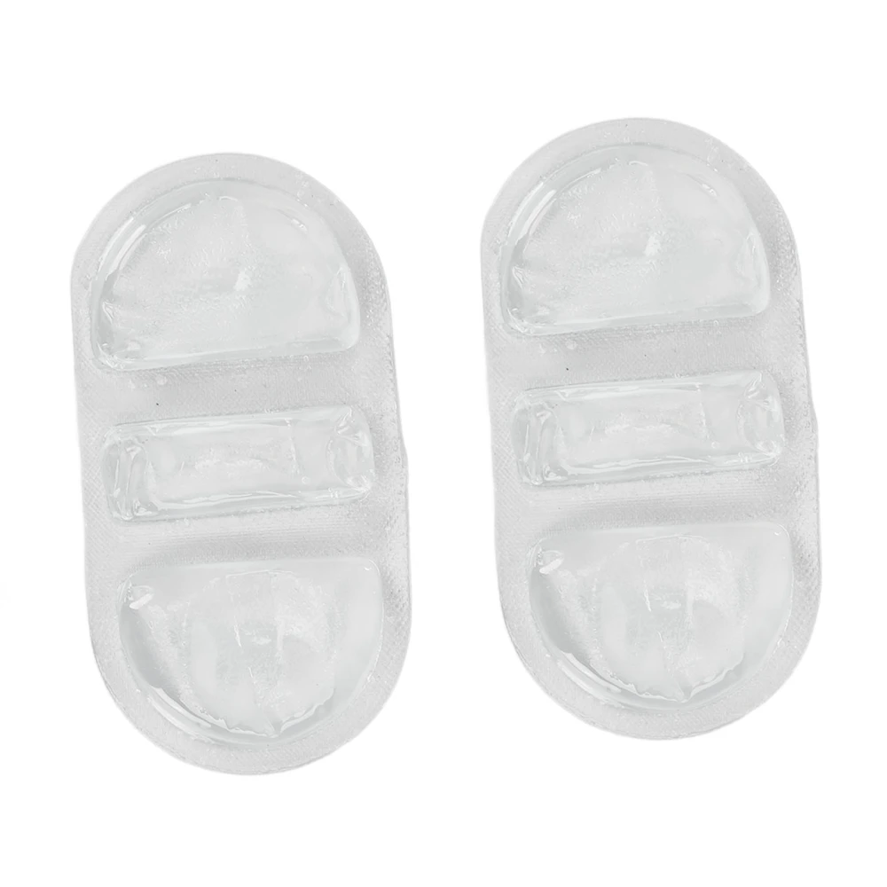 2Pcs Gel Ice Pack Reusable Hot Cold Compress Discomfort Relief Ice Pack for Home Outdoor White