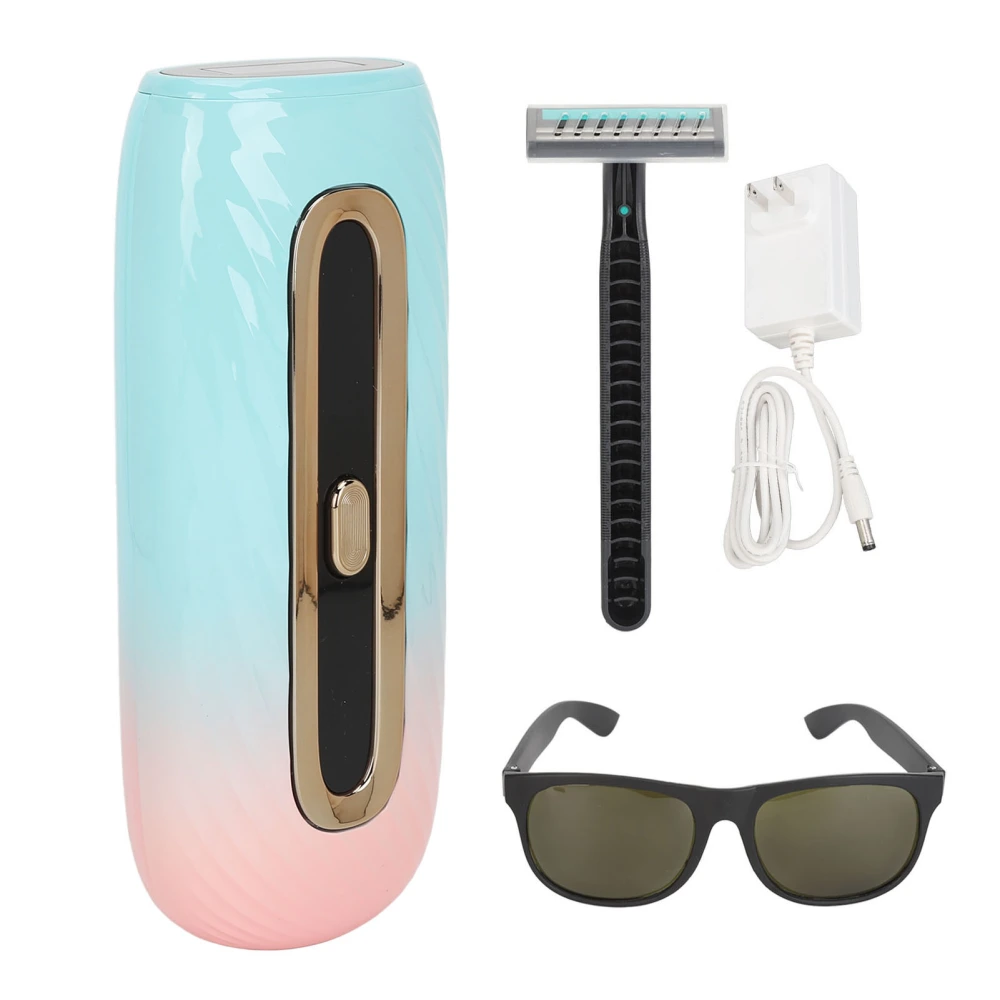 Hair Removal Device 1099B Red Ray Portable IPL Permanent Hair Removing Device for Home Gradient Color 100‑240V US Plug