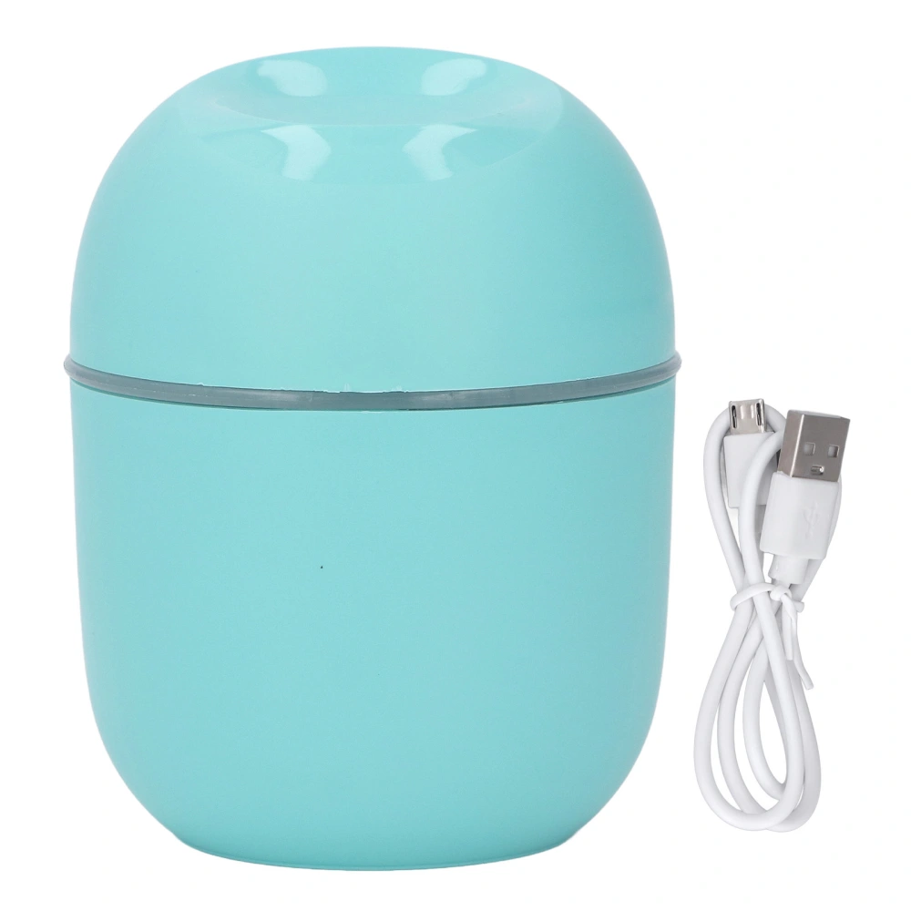 USB Desktop Humidifier Reduce Dryness Moisturizing Low Noise Aromatherapy Diffuser Machine for Office Car Green