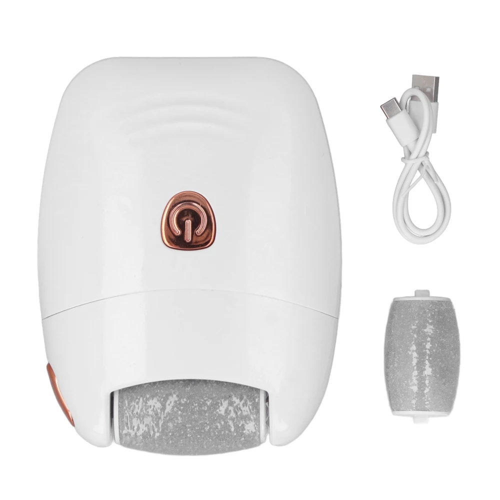 Electric Foot Scrubber Adjustable 2 Gears USB Rechargeable Callus Remover for Pedicure